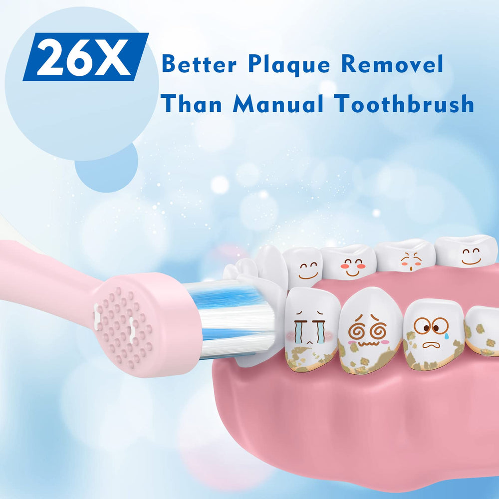 FUMEIKANG IPX7 waterproof body for easy rinsing after brushing.
