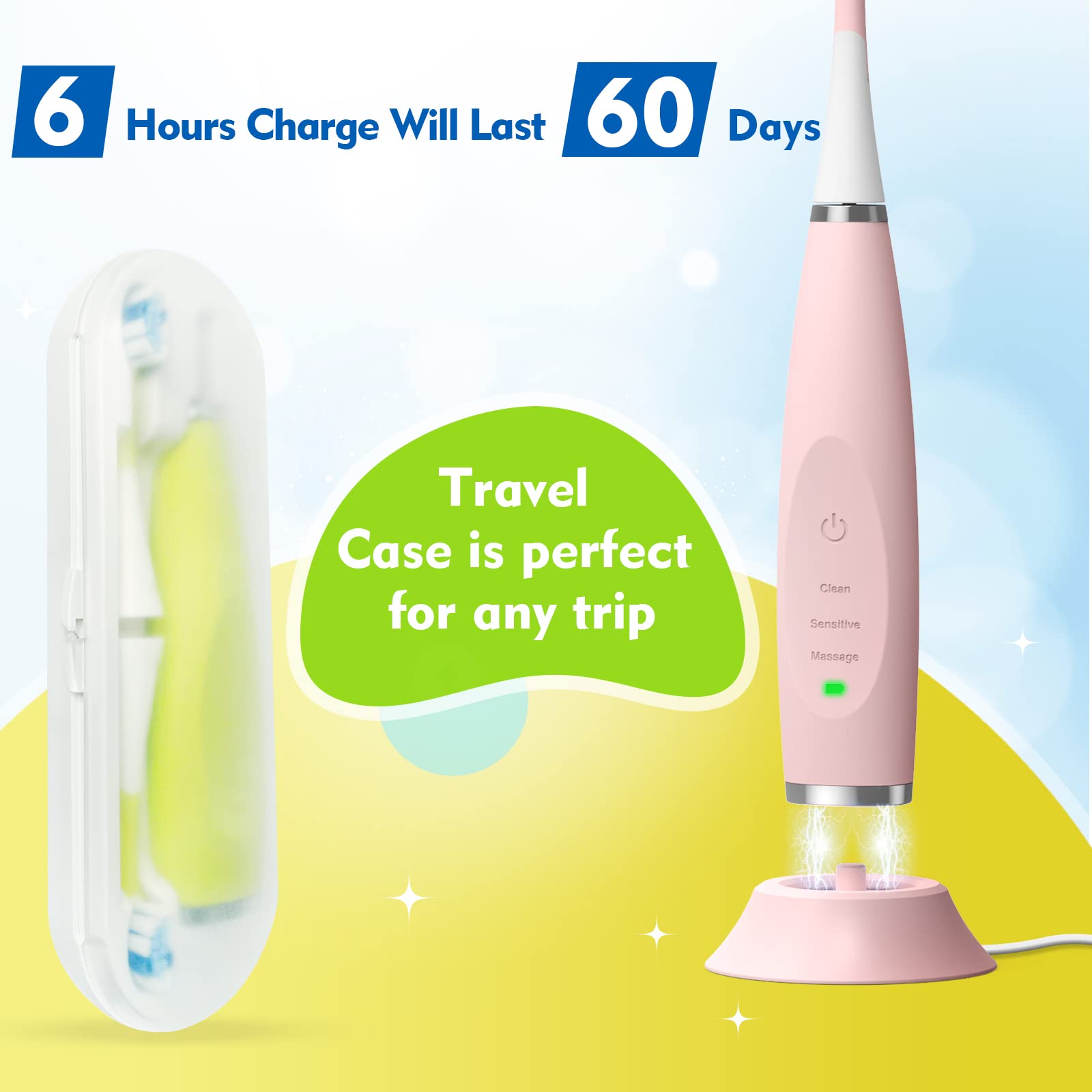 FUMEIKANG travel case keeps toothbrush organized on trips.