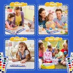 FUMILE washable watercolors for kids, easy cleanup after painting time.