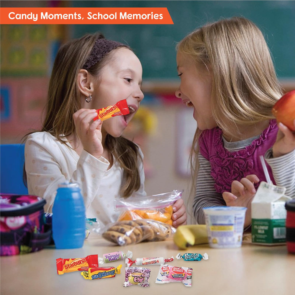 Fun Express party favors bags ready with colorful candy for celebrations.