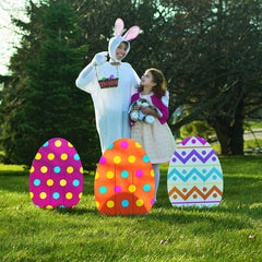 Fun Express weather-resistant yard sign withstands rain and sun for all-season decor.