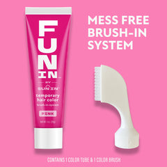 Fun In color tube and brush in box demonstrates a simple, complete kit.