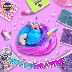 FUN KIDZ cloud slime base close-up highlights soft, stretchable texture