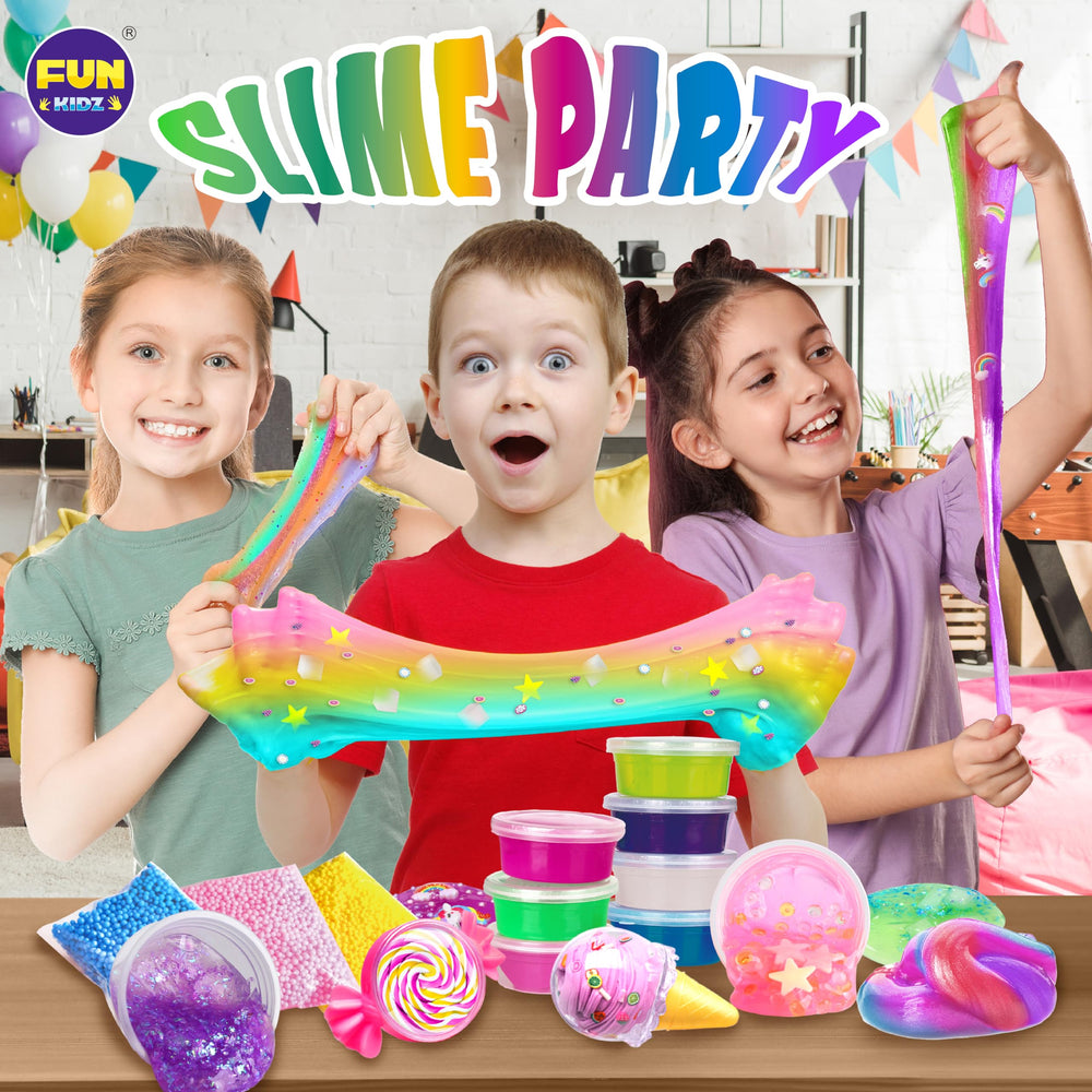 FUN KIDZ ice cream butter slime image highlights creamy texture and soft stretch