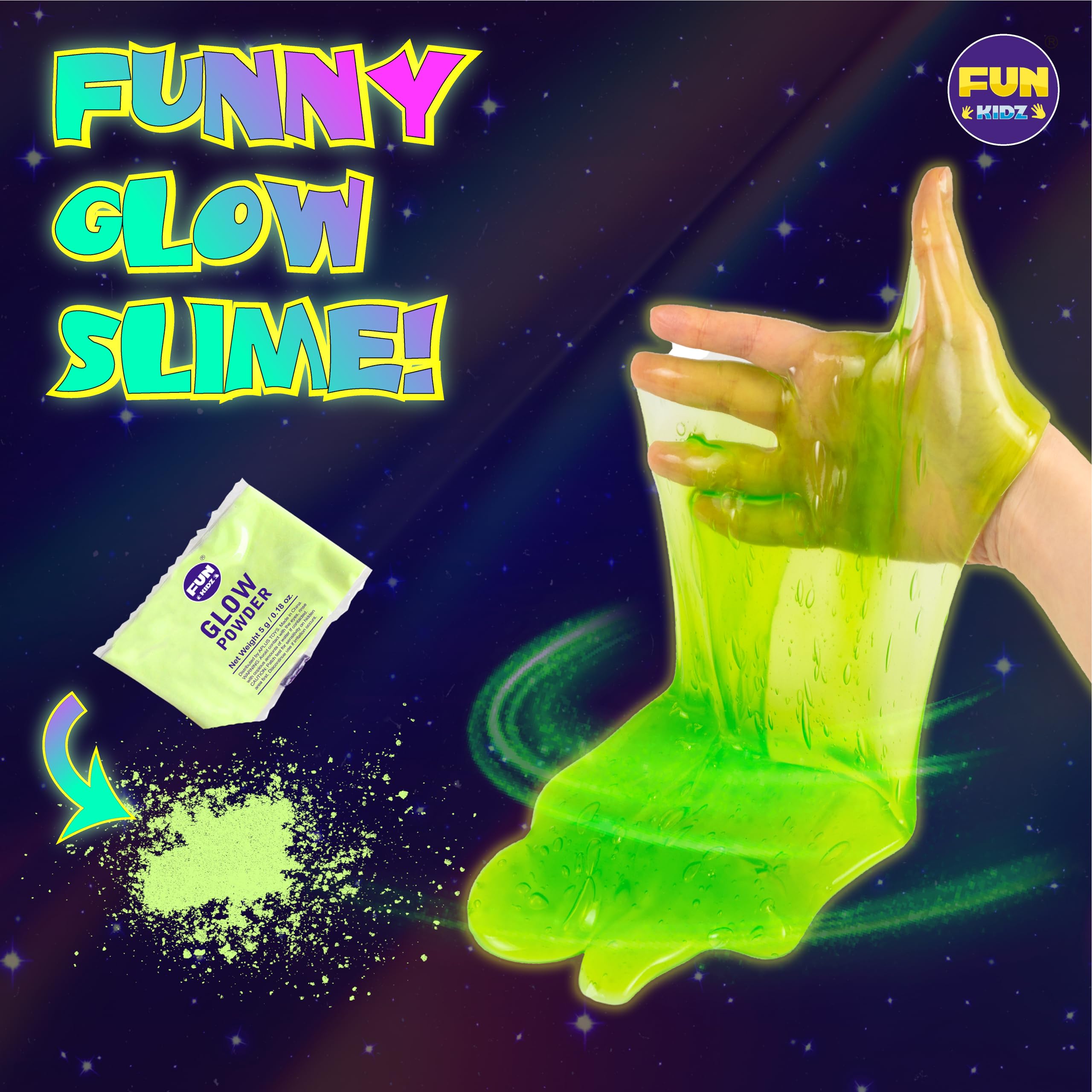 FUN KIDZ kids making slime image captures hands-on learning moment