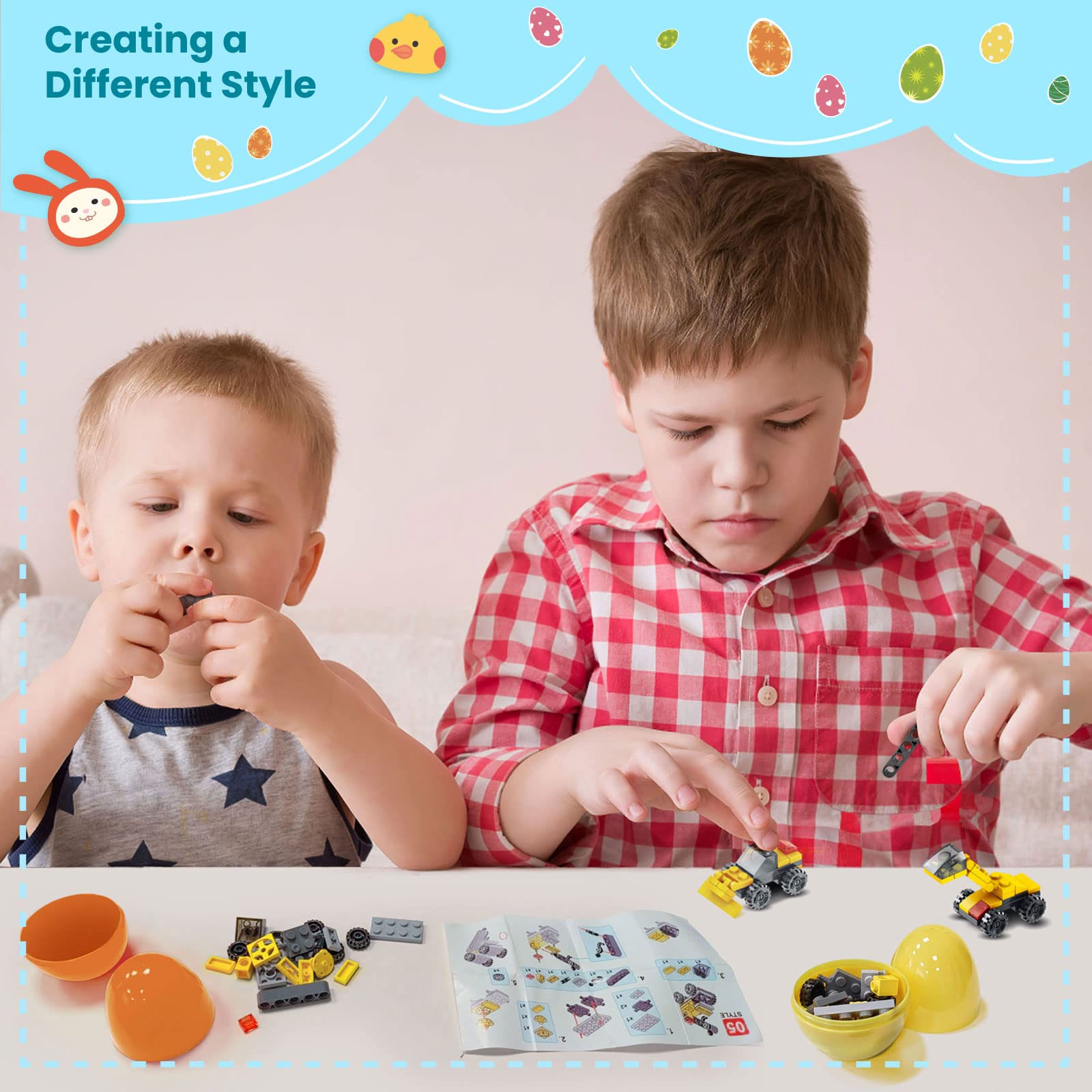FUN LITTLE TOYS colorful eggs ideal for Easter baskets and parties.