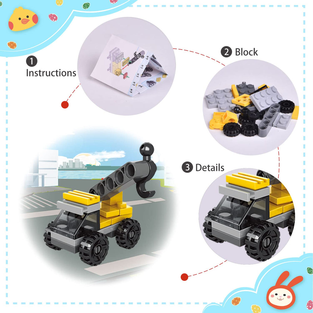 FUN LITTLE TOYS drilling truck egg inspires construction-themed storytelling.