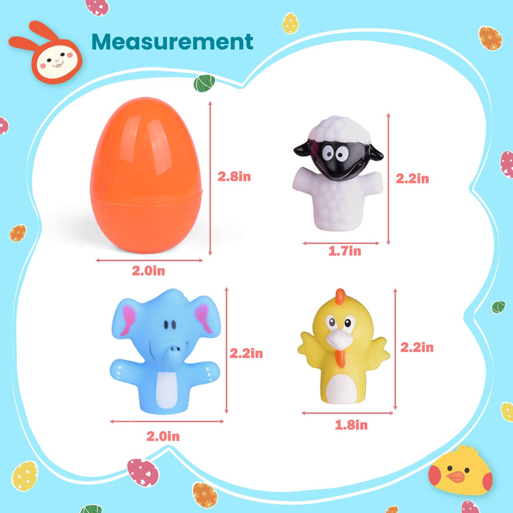 FUN LITTLE TOYS Easter eggs serve as cheerful basket stuffers and party decorations.