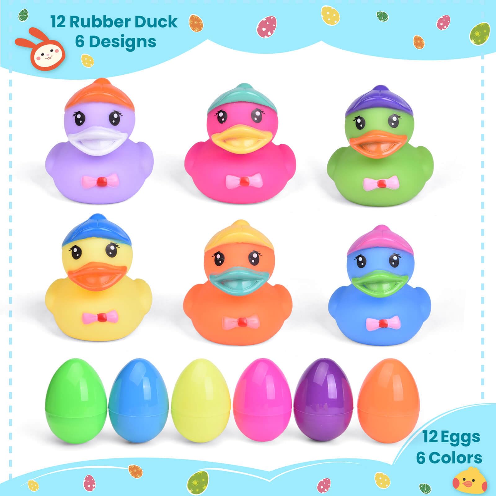 Fun Little Toys BPA-free ducks designed for ages 3 and up