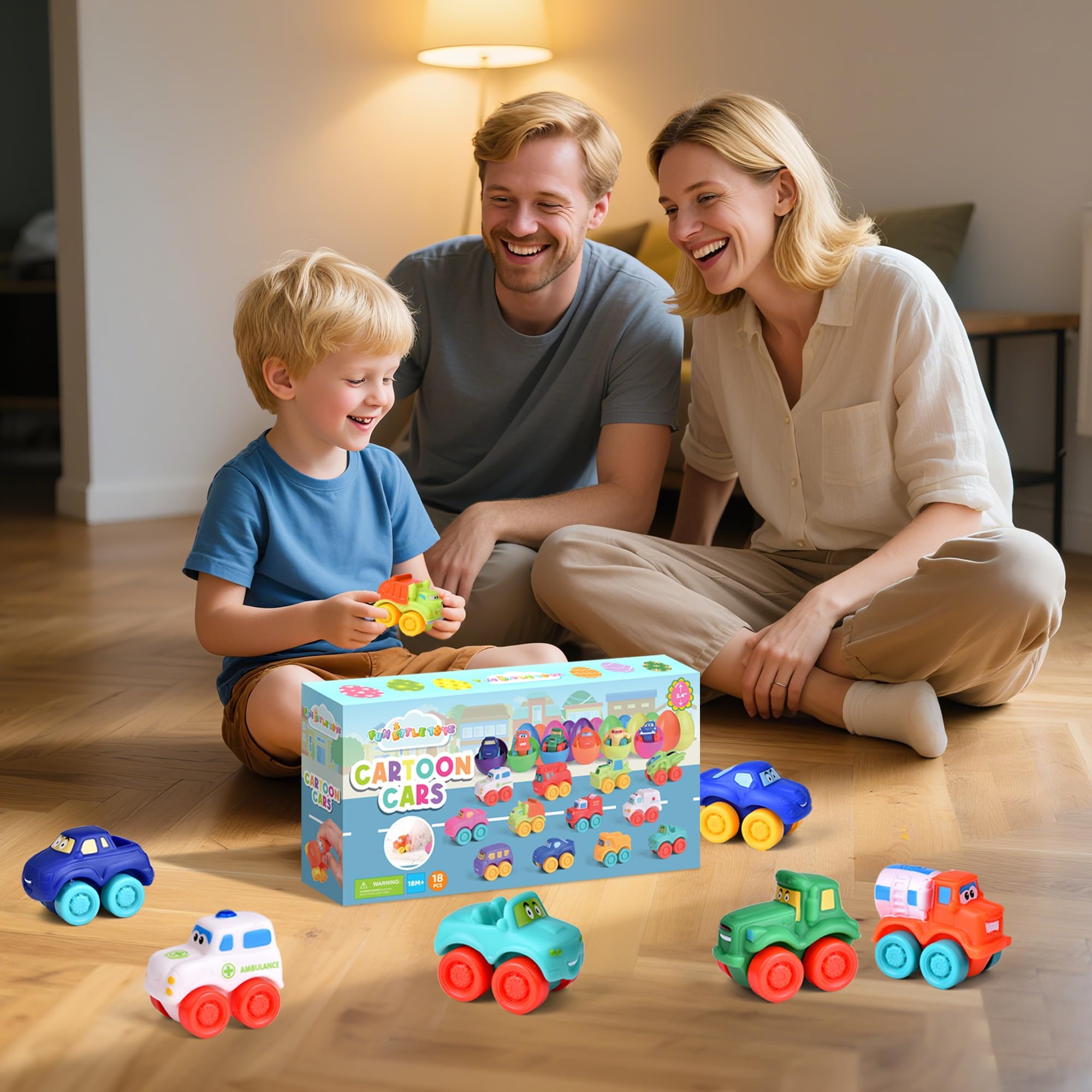 Fun Little Toys 18-pack Easter eggs ready for gifting