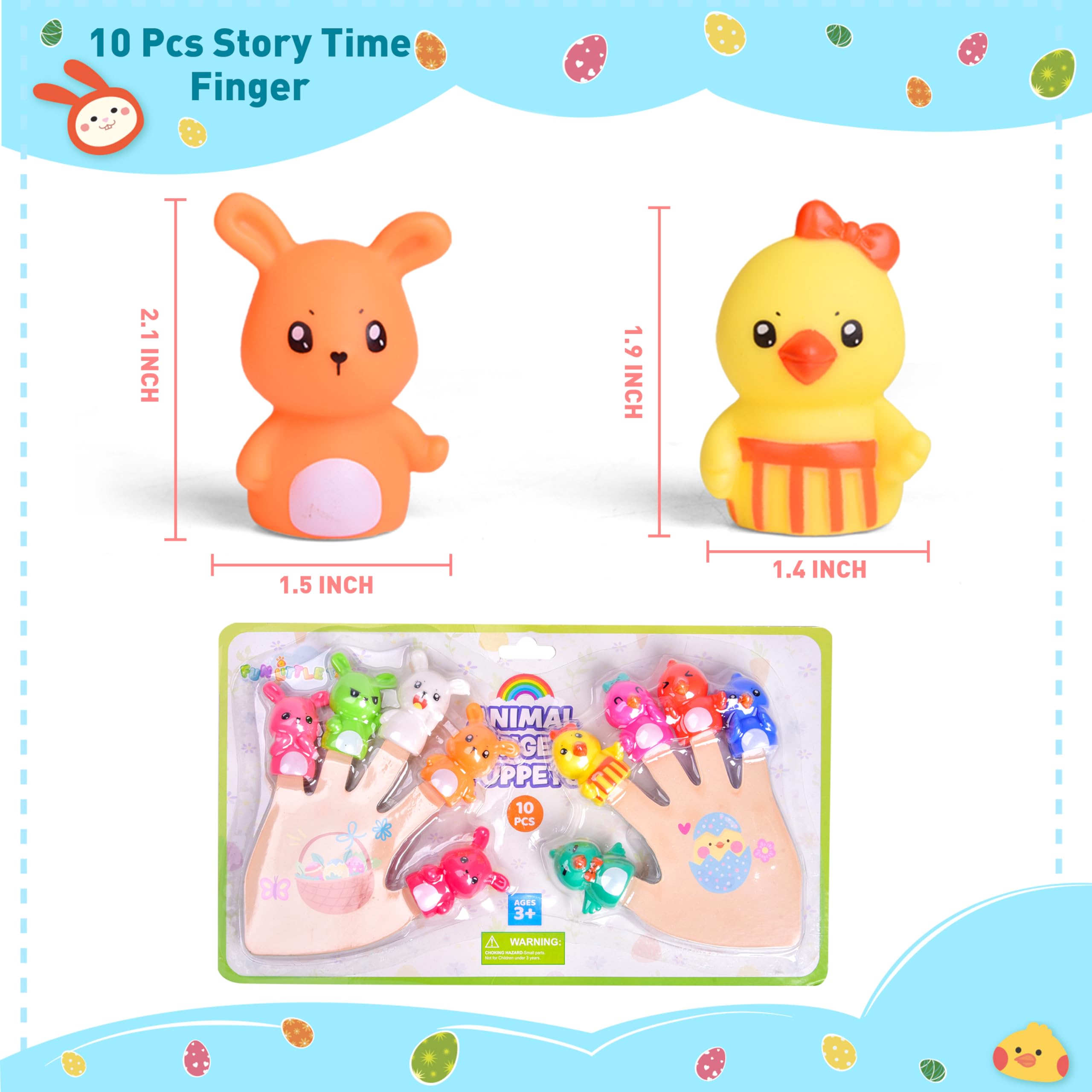 FUN LITTLE TOYS Easter egg fillers for baskets and prizes.