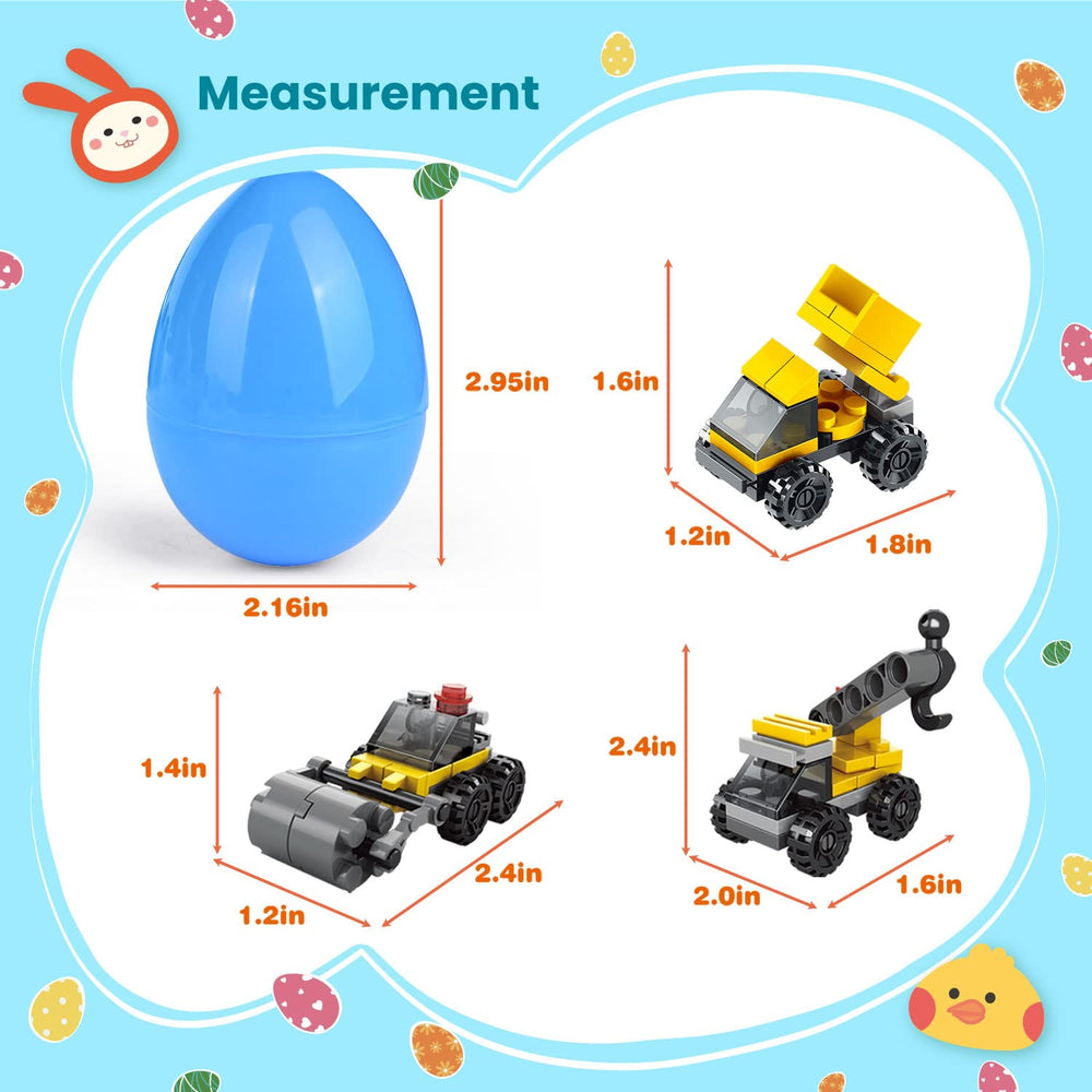 FUN LITTLE TOYS 2.76-inch eggs are compact and easy to hide.