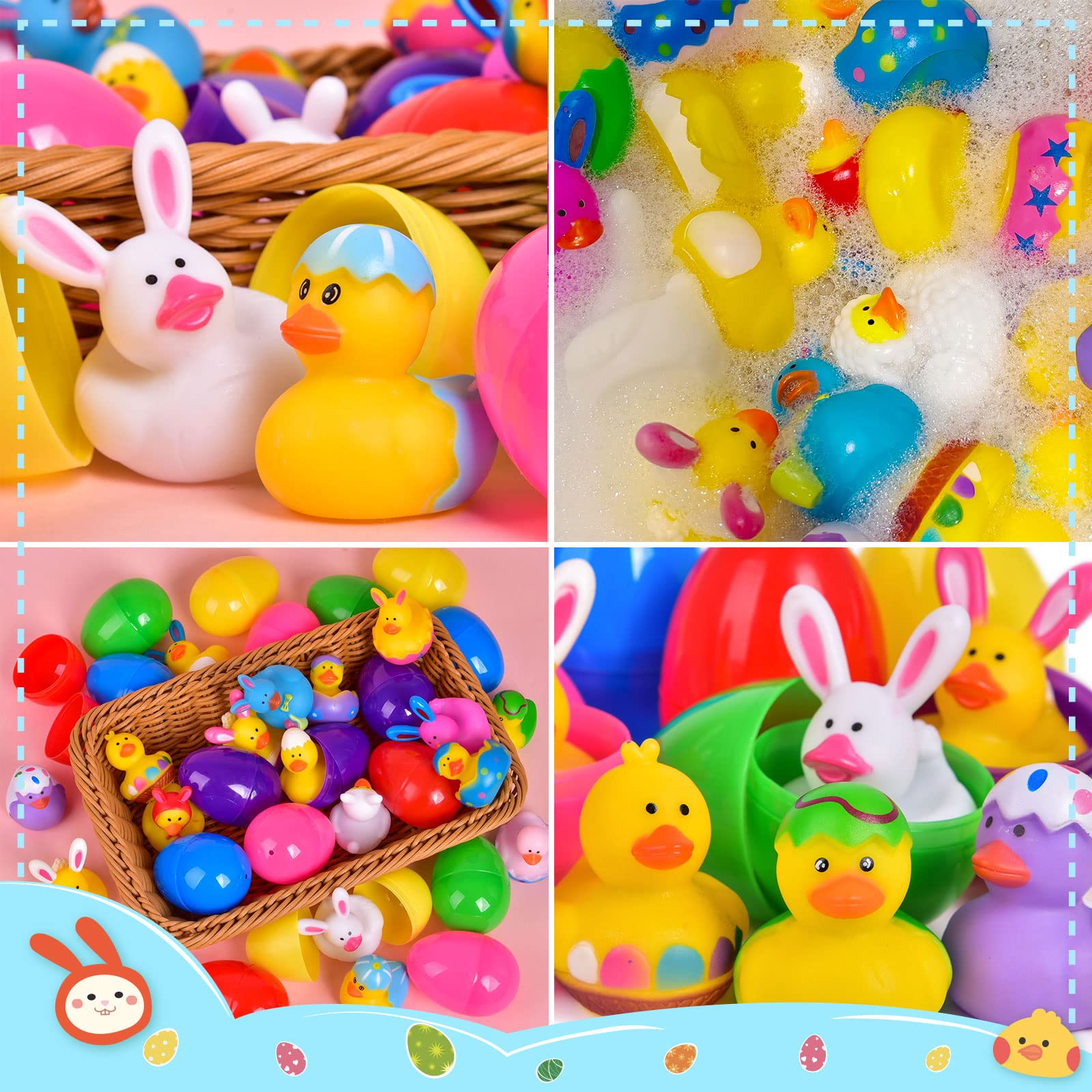 FUN LITTLE TOYS egg ducks characters inspire color learning and exploration.