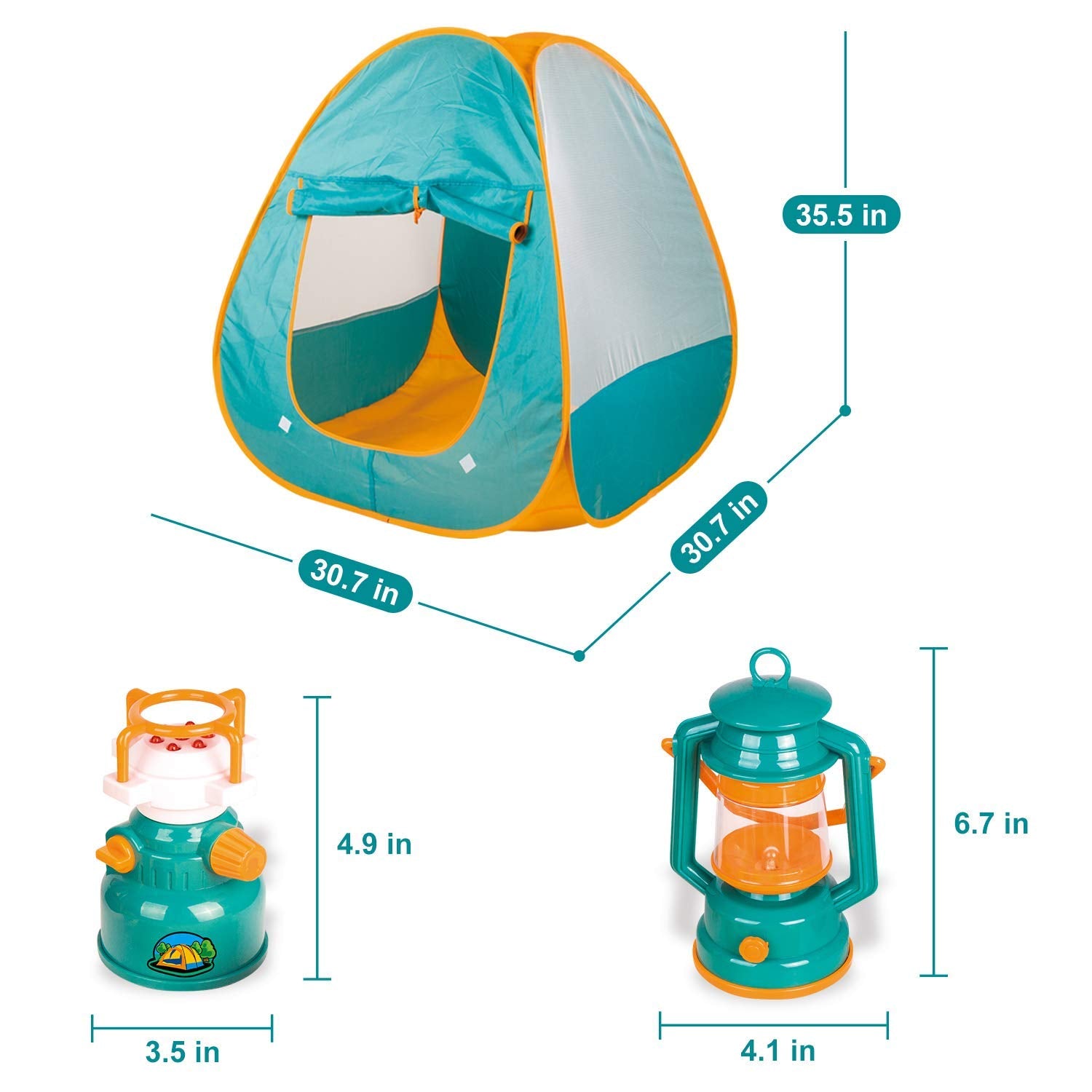 FUN LITTLE TOYS cooking pan for pretend campsite meals during playtime.