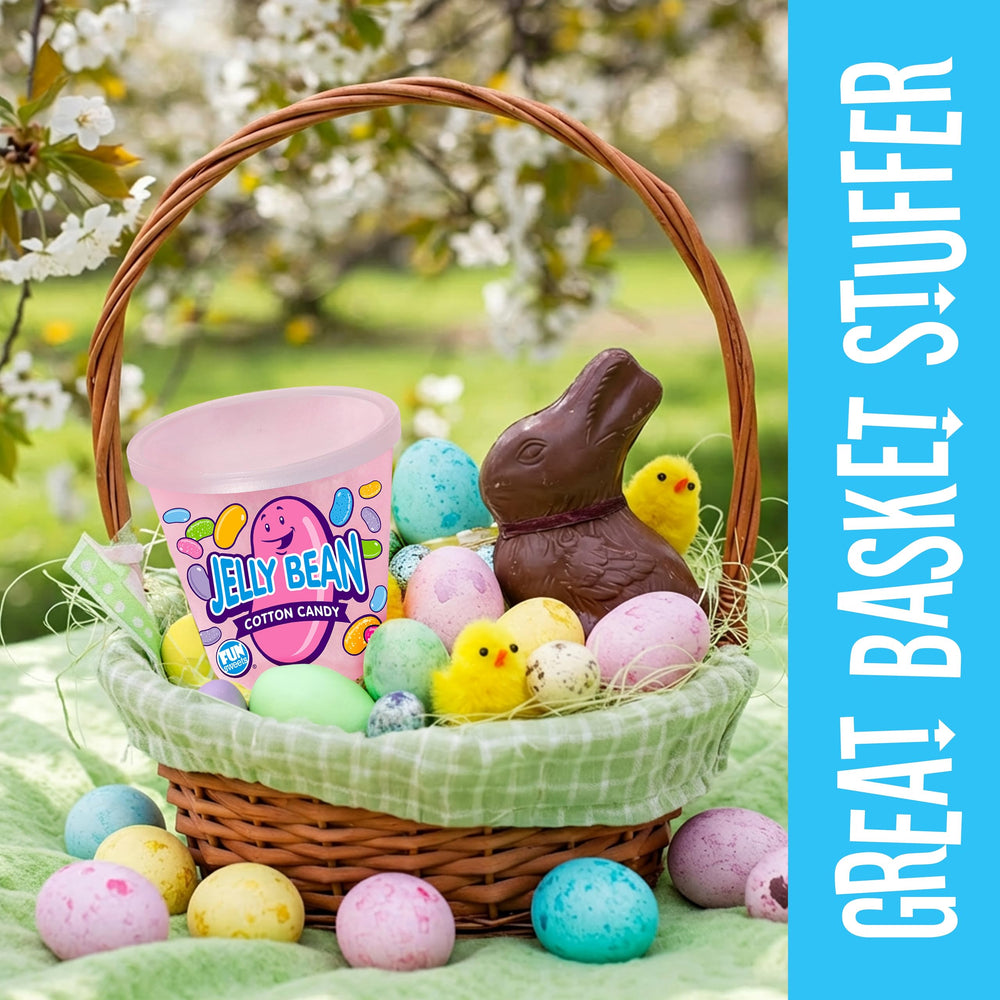 Fun Sweets cotton candy tub ideal as party favors