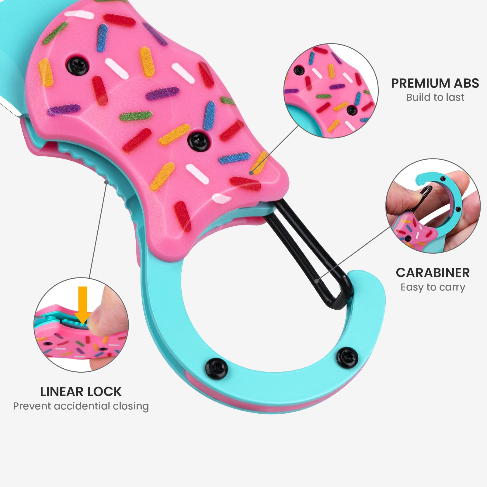 FUNBRO folding box cutter with sturdy blade for secure cuts