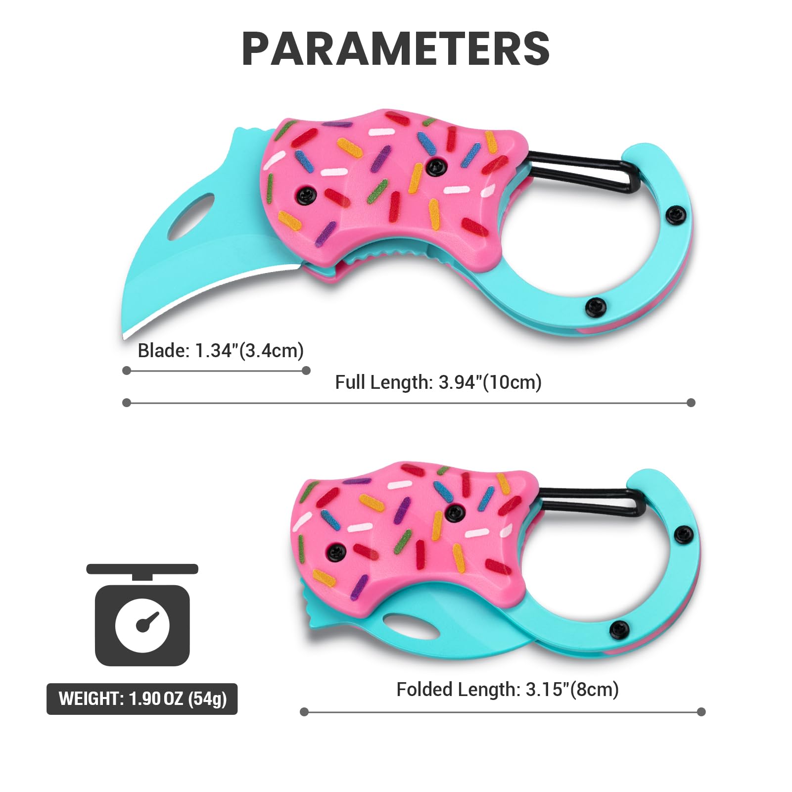 FUNBRO gift-ready pocket knife for women, stylish and practical