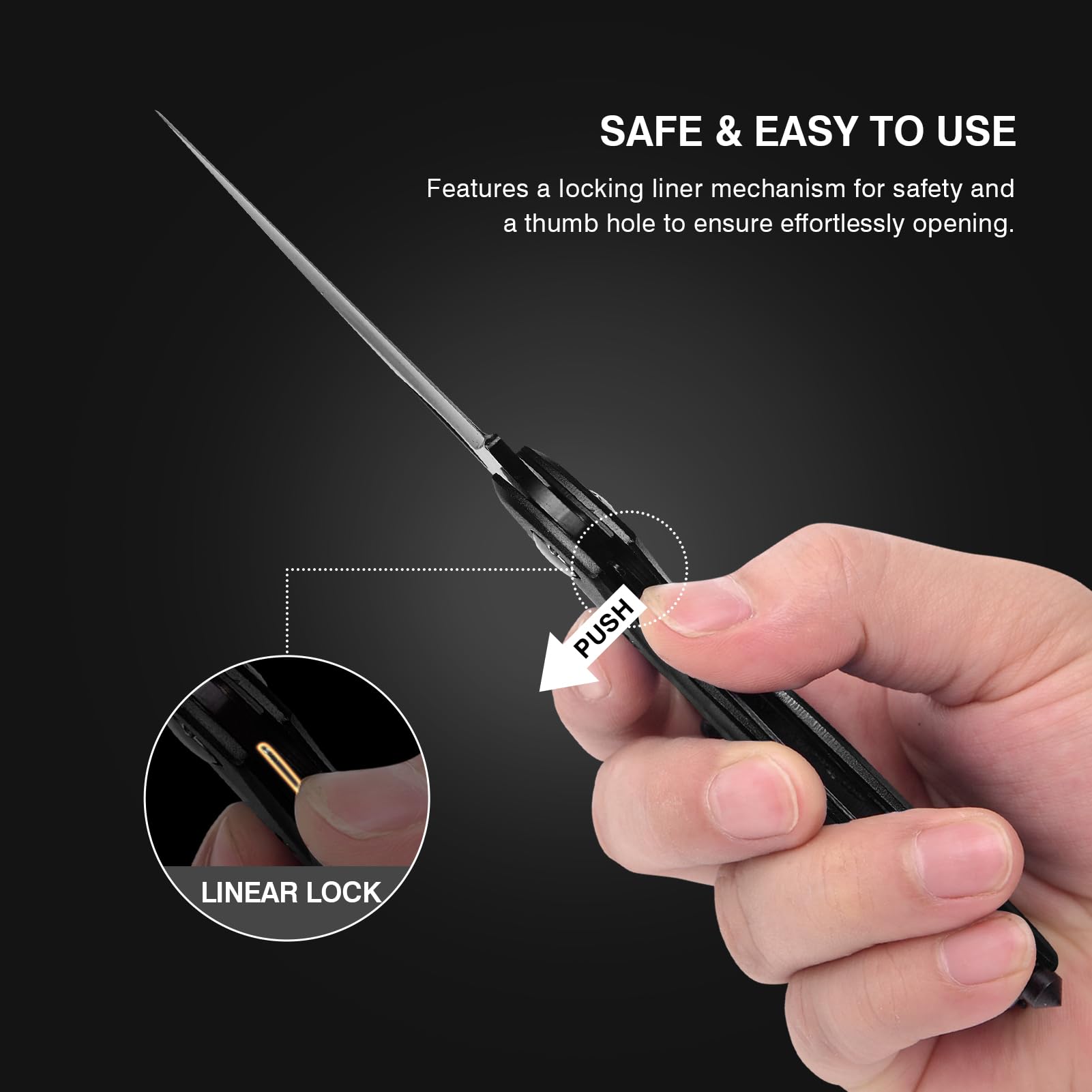 FUNBRO quick-release carabiner keeps tools secure and accessible on outdoor adventures.