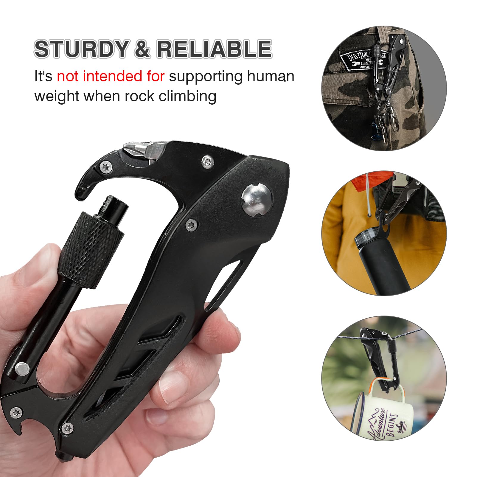 FUNBRO slot screwdriver supports small maintenance tasks while backpacking and camping.