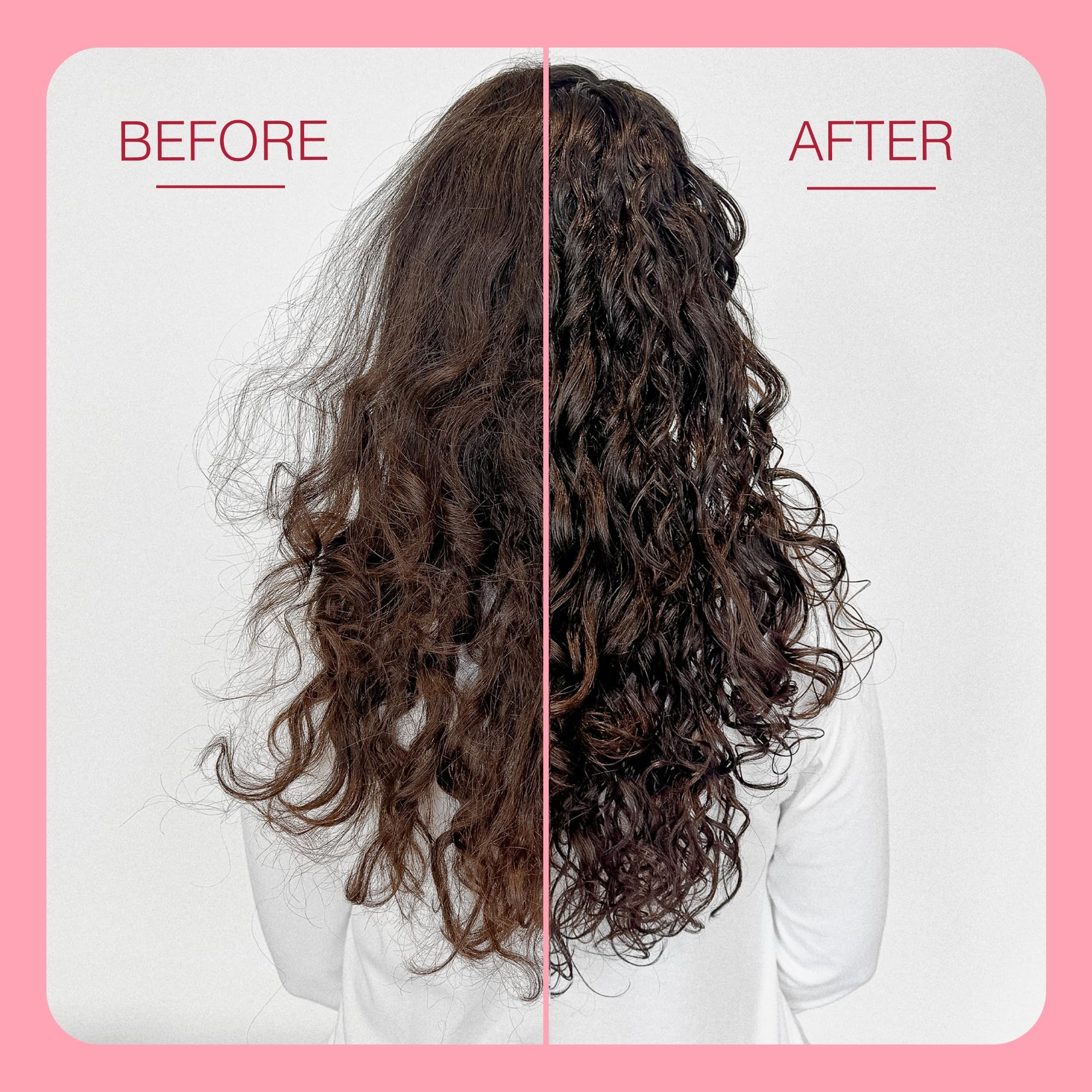 Function of Beauty Curly Leave-In provides heat and UV defense for curls.