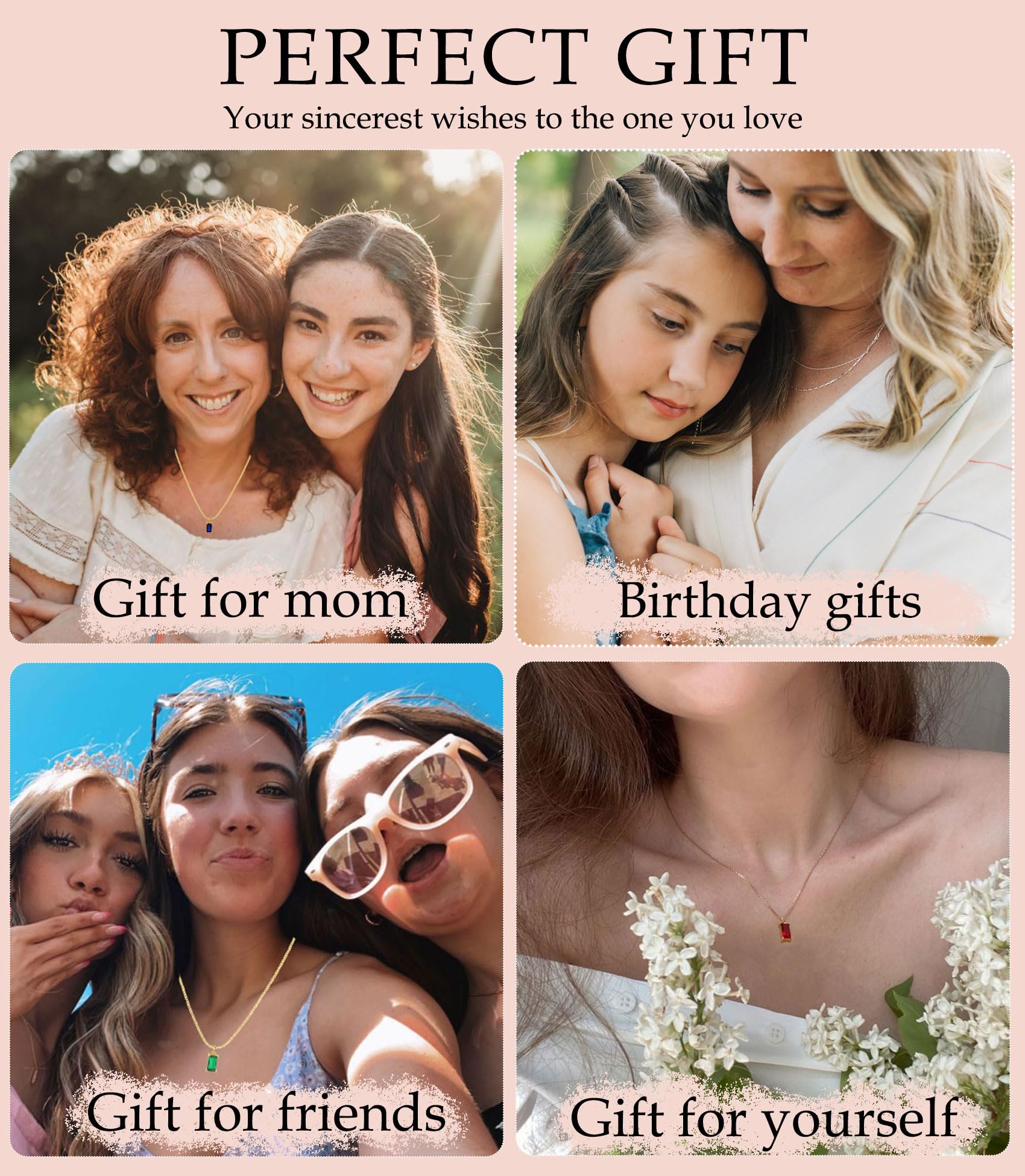 FUNEIA emerald birthstone jewelry pairs beautifully with outfits for birthday celebrations.