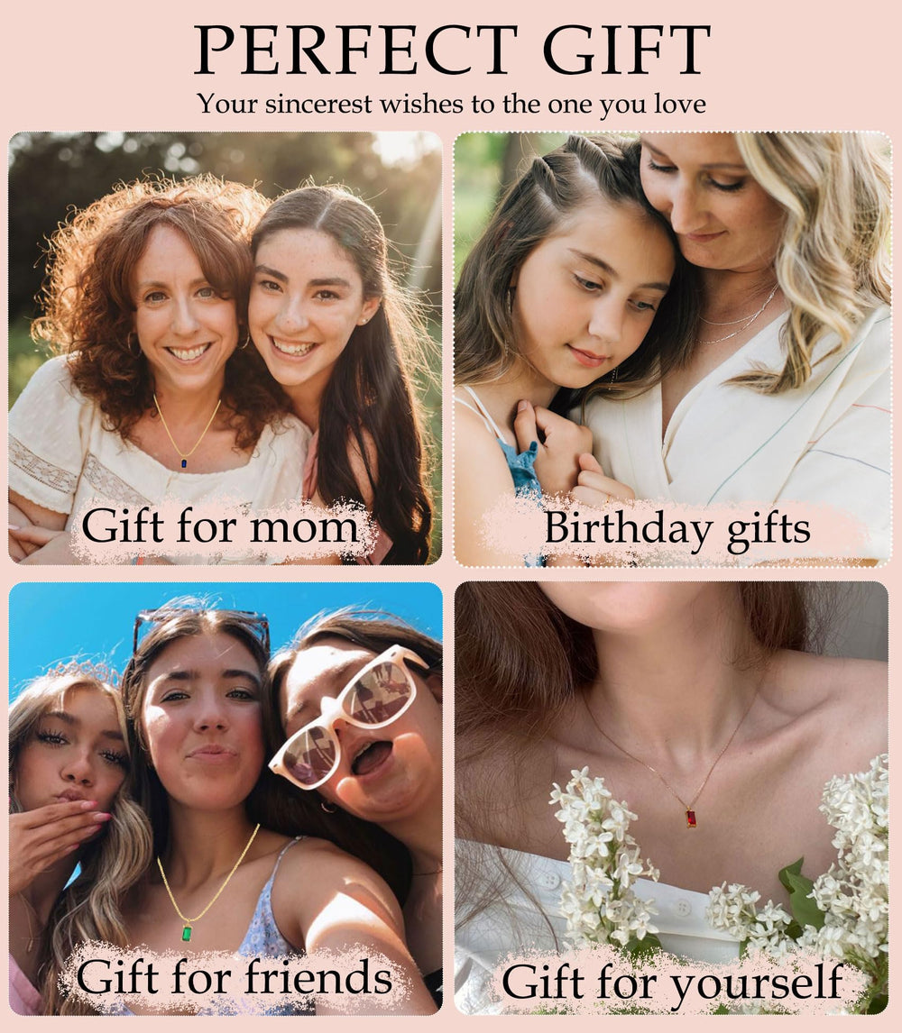 FUNEIA emerald birthstone jewelry pairs beautifully with outfits for birthday celebrations.