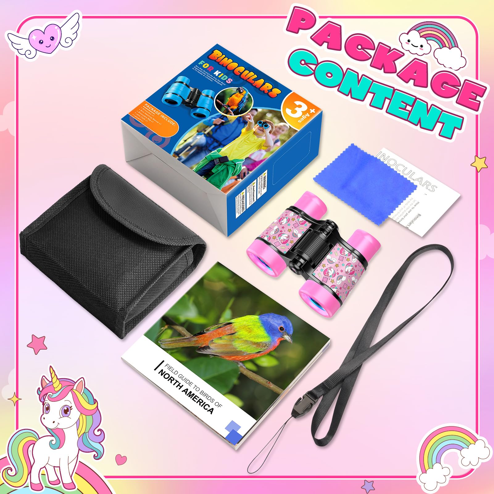 FunforFun Unicorn Binoculars gift-ready packaging for a delightful surprise.