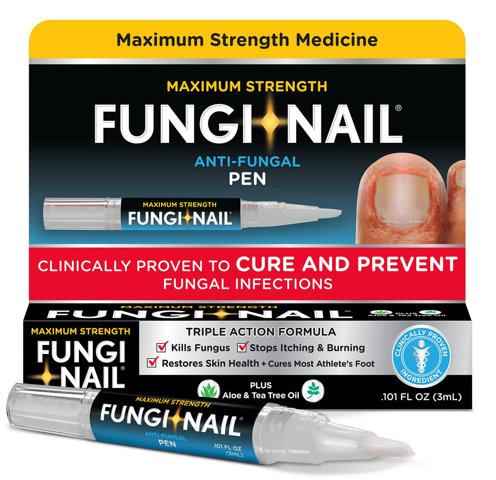 Fungi-Nail cap seals the pen for clean, ready use.