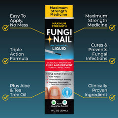 Fungi-Nail toe close-up showing treatment around nails.