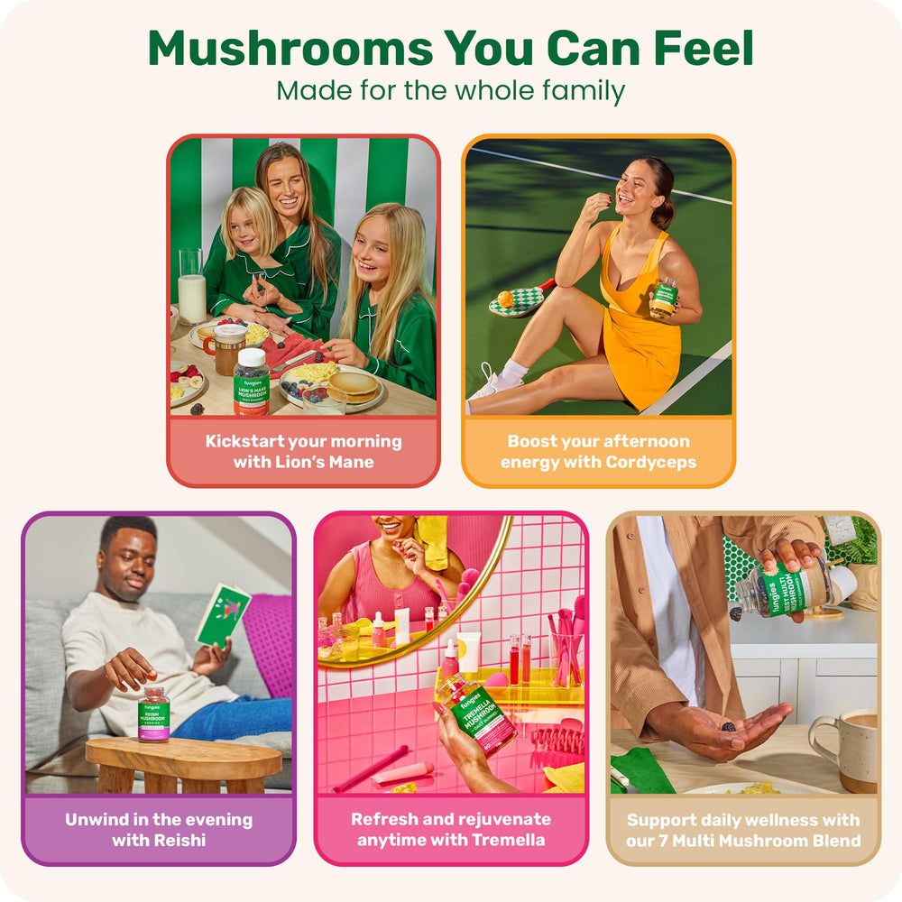 Fungies Best Multi Mushroom Gummies gummy texture close-up for easy chewing.