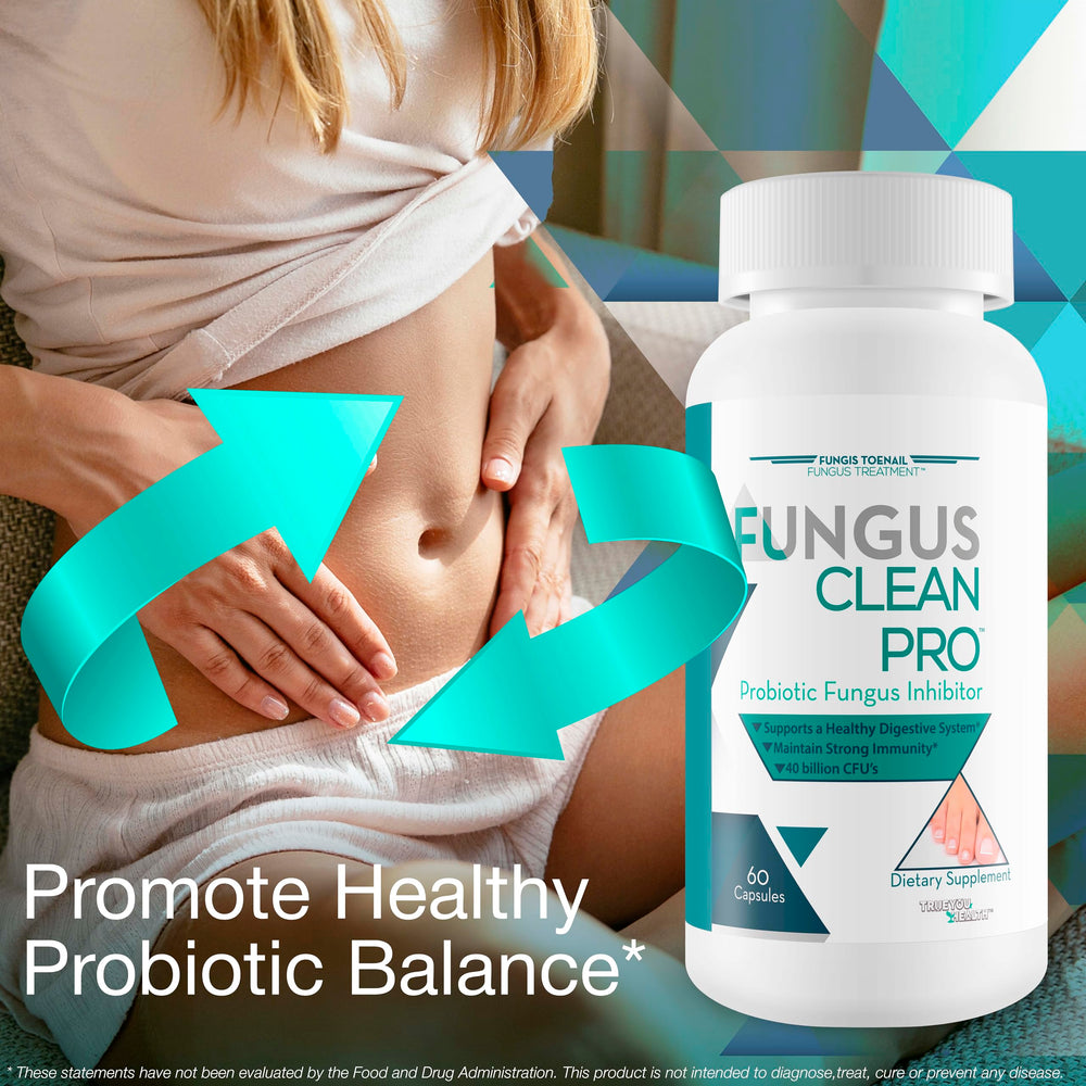 Close-up of Fungis probiotic blend of 11 strains on the label.