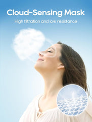 Funight KN95 four-layer filtration helps block fine particulates while remaining breathable