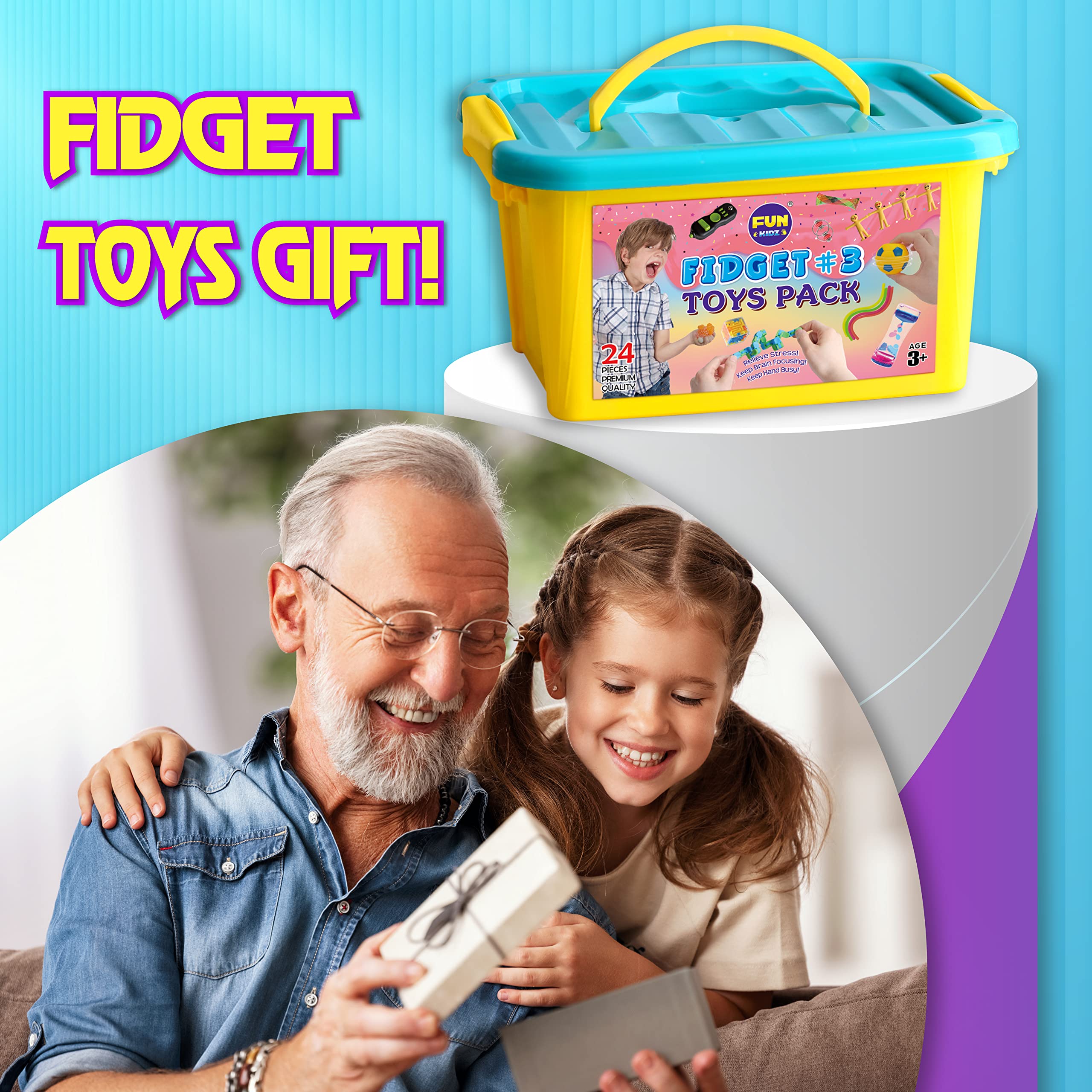 FunKidz compact storage box keeps toys organized and portable