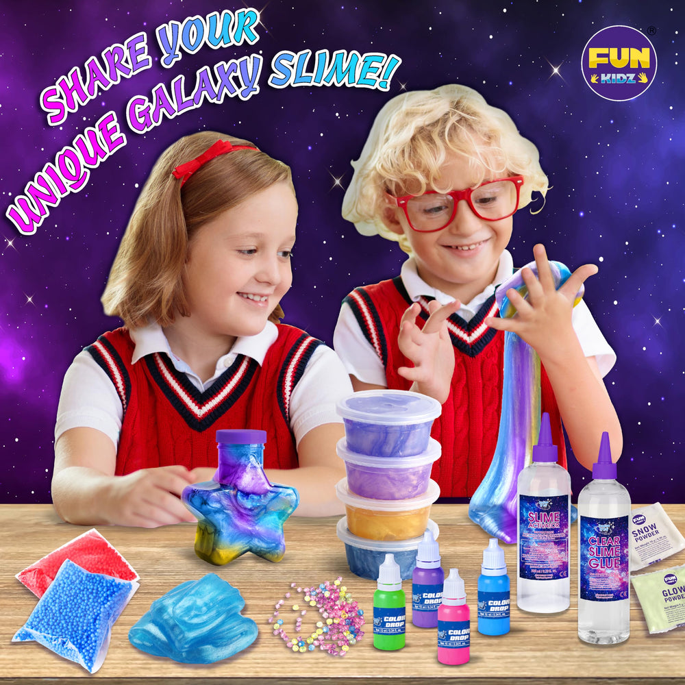 FunKidz Galaxy Charm star bottle stores glow stars.
