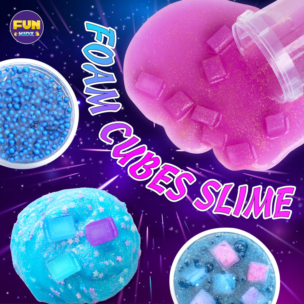 FunKidz Slime Kit offers hundreds of color and texture possibilities.