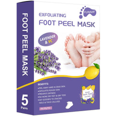 Funnir Foot Peeling Mask packaging for easy at-home foot care.