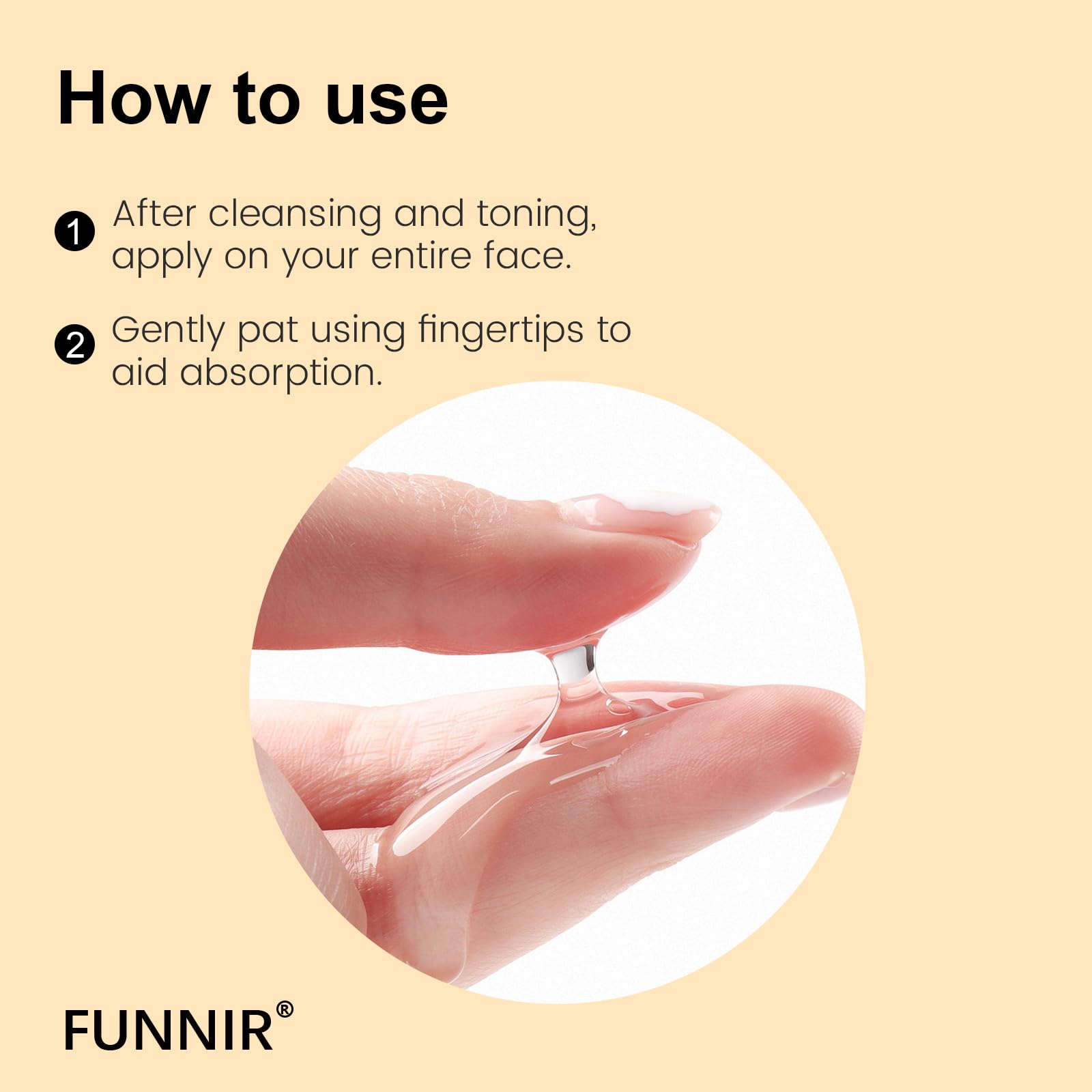 FUNNIR Snail Mucin 96% Essence packaging communicates ethical sourcing and natural formulation