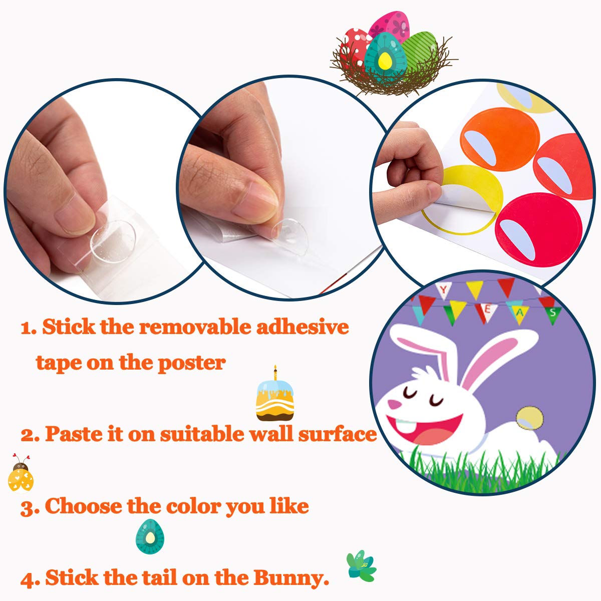 Funnlot Easter game layout helps easy party setup
