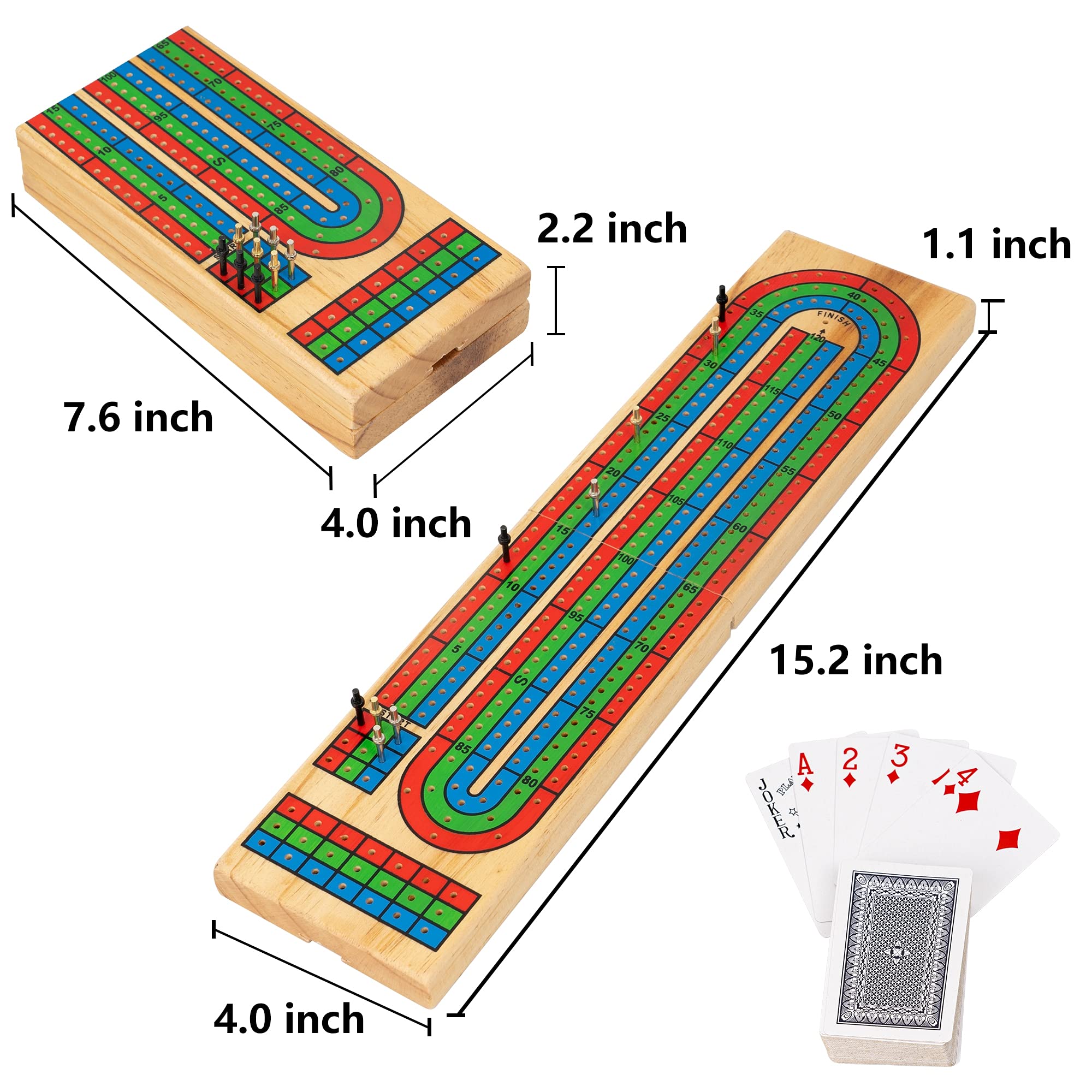FUNPENY travel-friendly cribbage set ideal for parties and trips