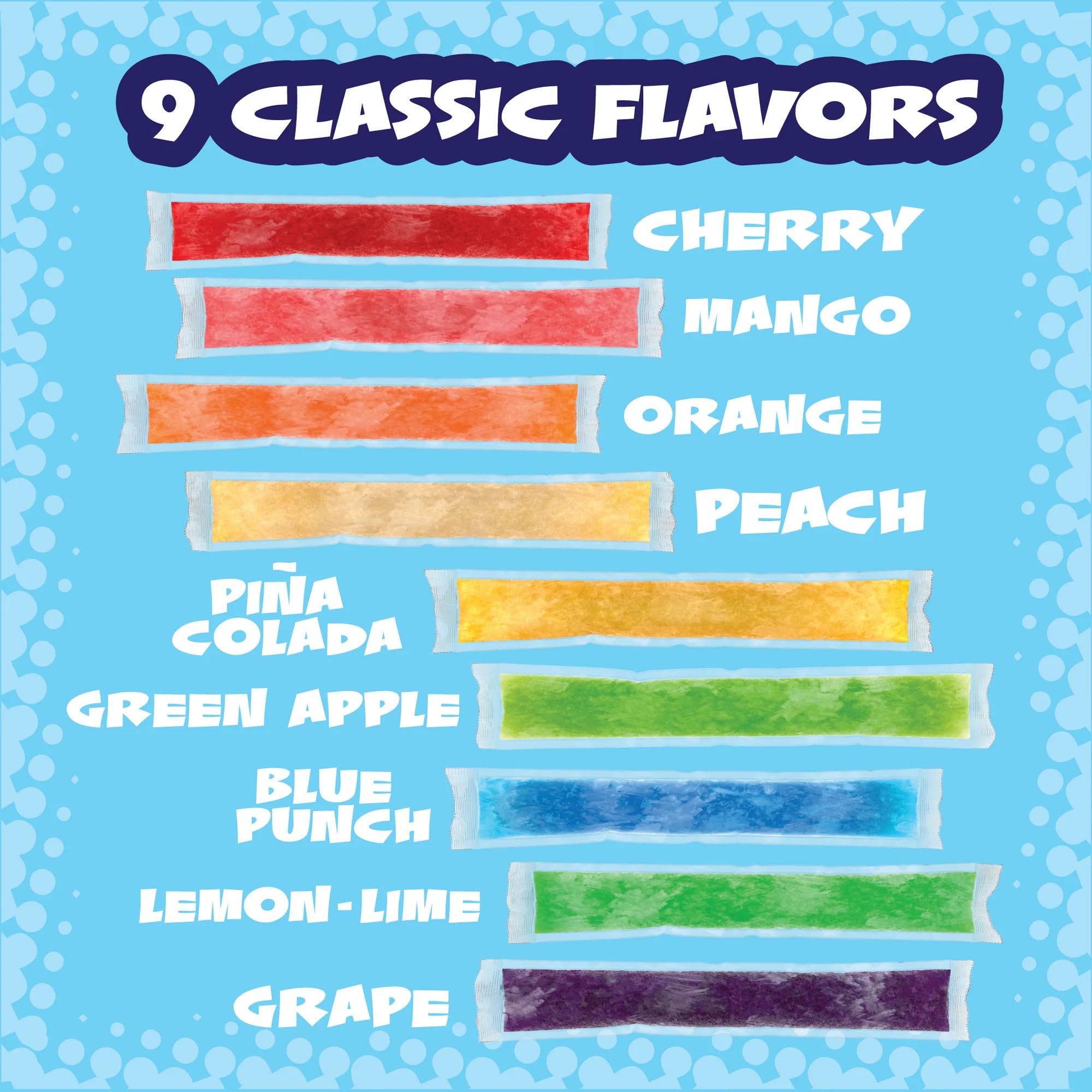FunPops Freeze Pops Peach Sunshine offers a sweet, dairy-free snack option.