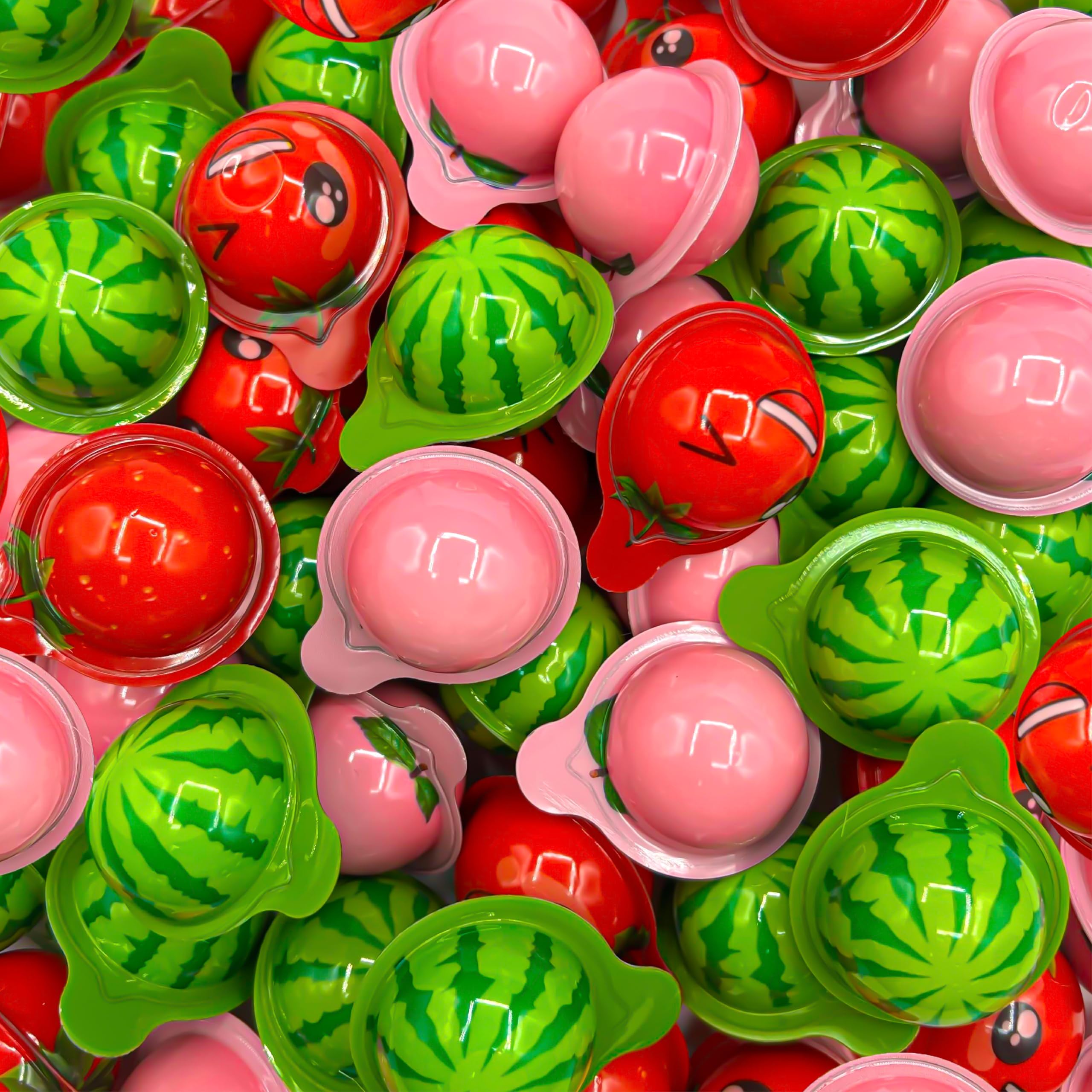 FUNTASTY Fruit Gummy Balls Mix jar top view for display