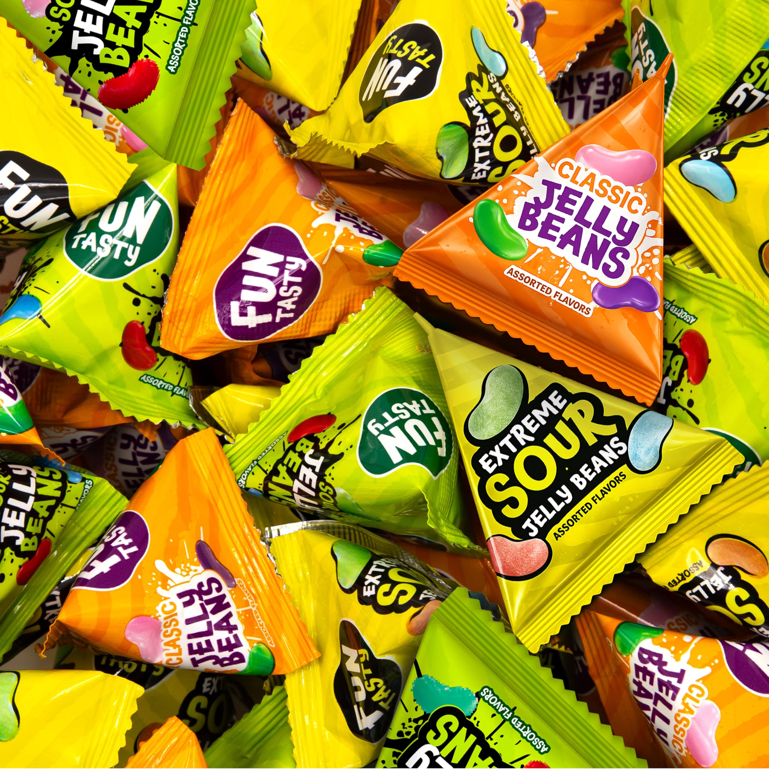 Funtasty Jelly Beans mini-pack front view ideal for grab-and-go party favors.