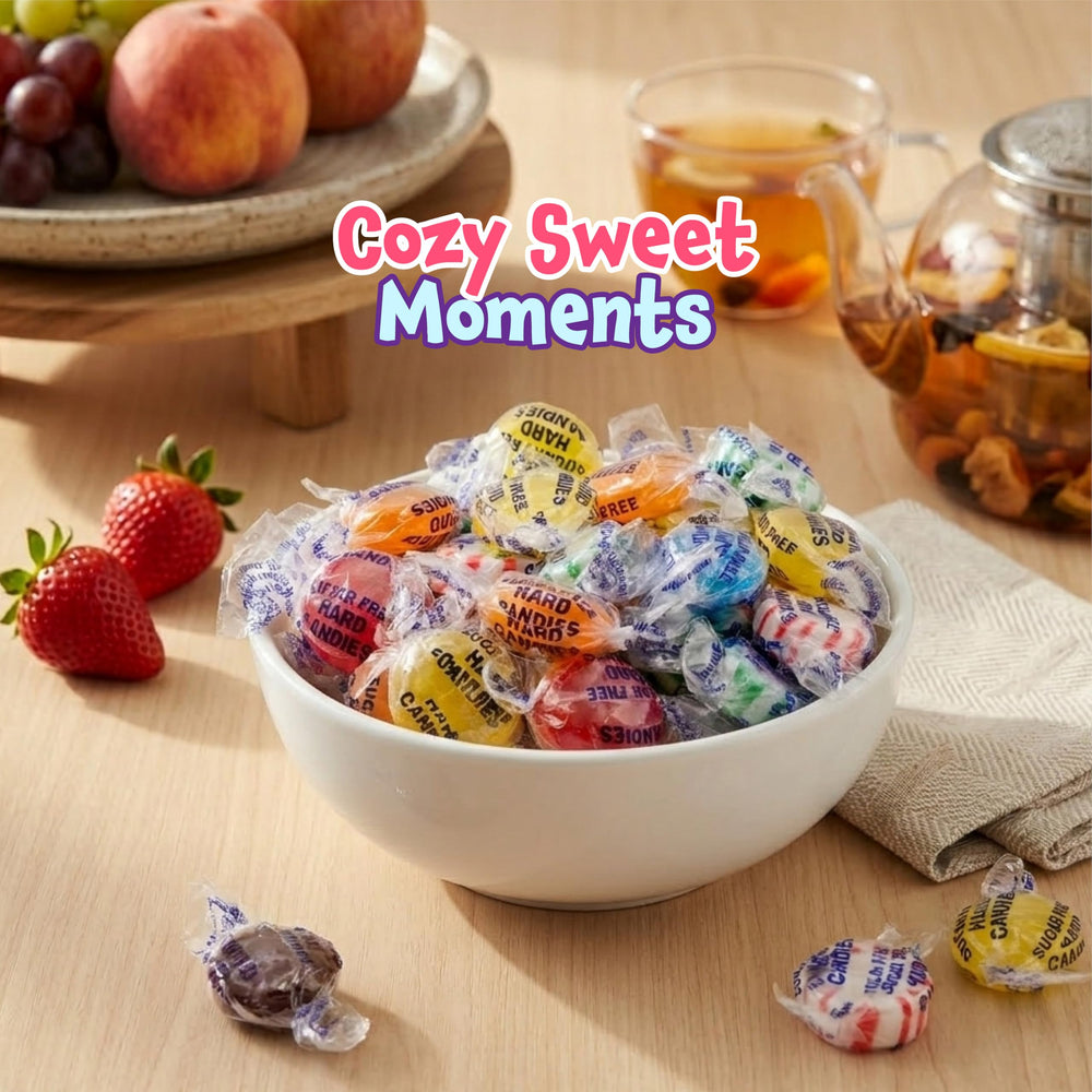 FUNTASTY office candy bowls ready for break-room sharing.