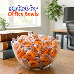 FUNTASTY sugar-free butterscotch wrapped candy highlights convenient sharing with individually wrapped pieces.