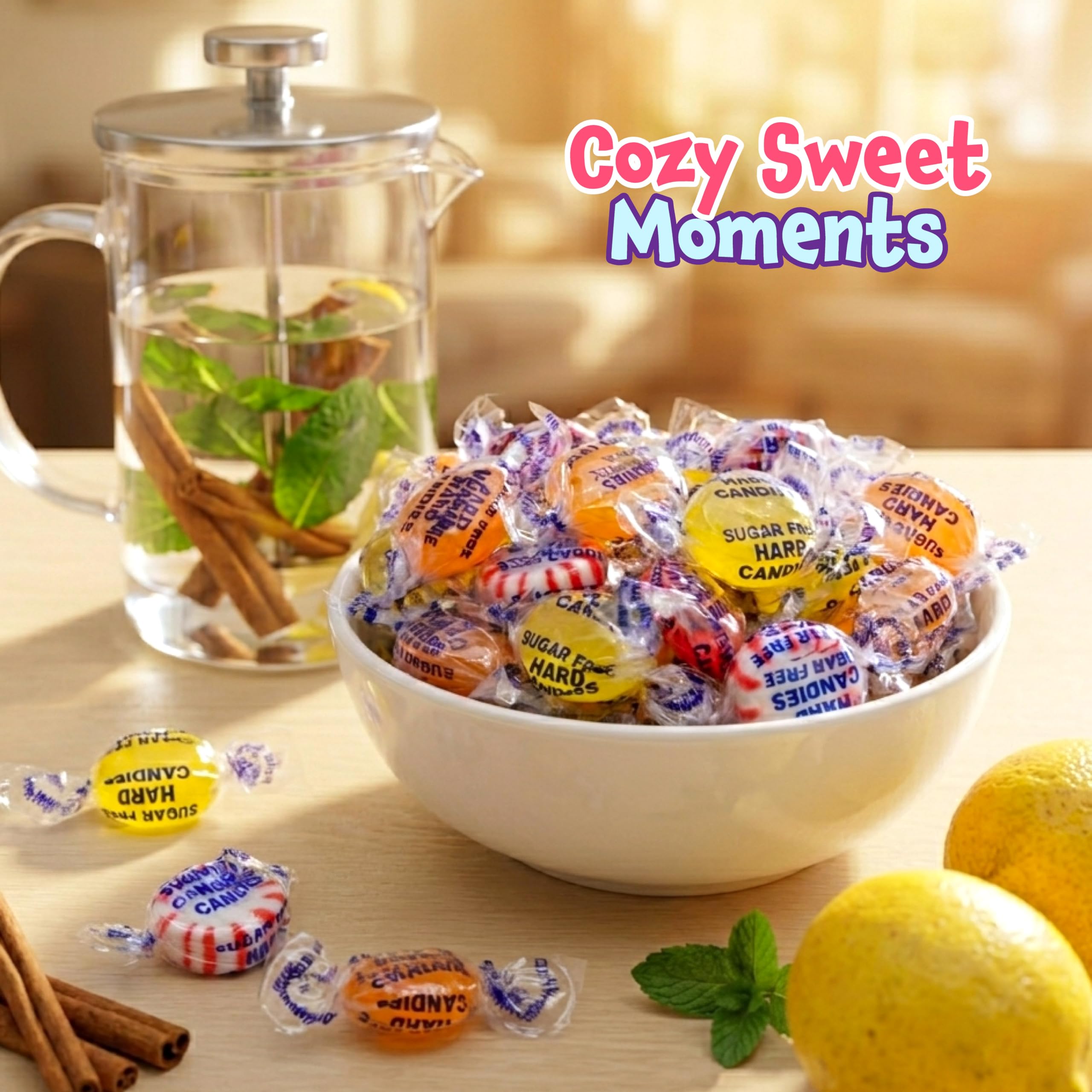 FUNTASTY cinnamon flavor sugar free candy bold spice