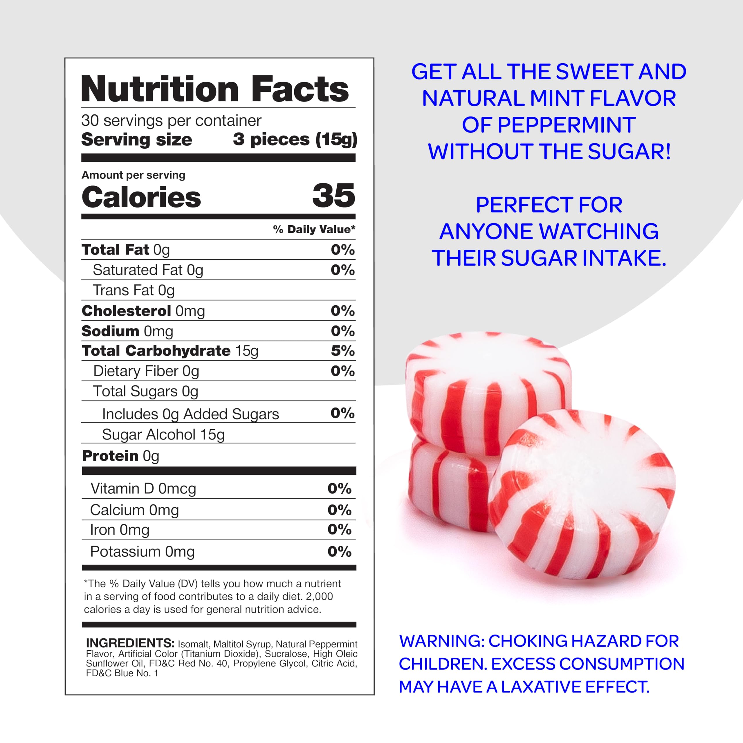 Closeup of FUNTASTY Starlight Mints highlighting glossy peppermint candies for a quick palate refresh.