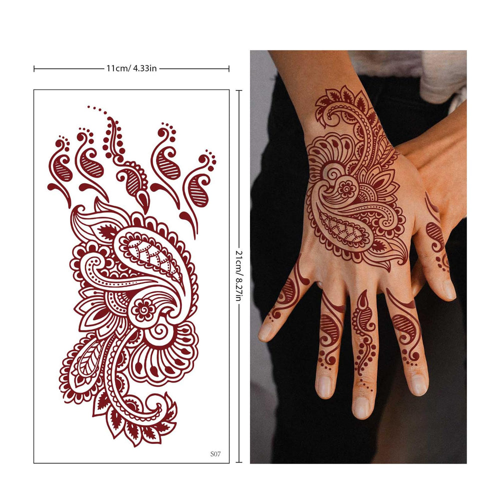 FUNTATTOO patterns suitable for face, hands, back, and more.