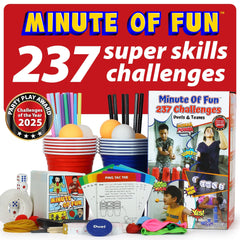 Funwares Original 237 Minute of Fun box and cards for quick family game night.