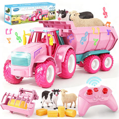 Funwee RC farm tractor toy 1:24 scale for imaginative play and realism