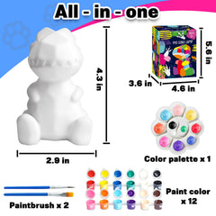 FUNZBO dinosaur lamp with geometric surface enables precise painting for beginners
